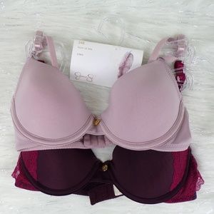Jessica Simpson Gold Emblem Push Up Bras